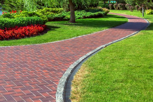 Brick Walkway Installation in Aurora