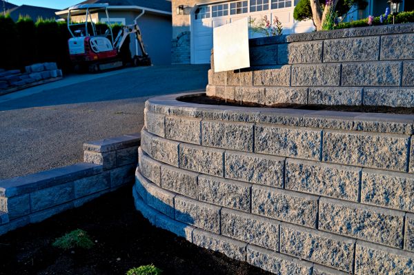 Stone Retaining Wall Repair in Aurora